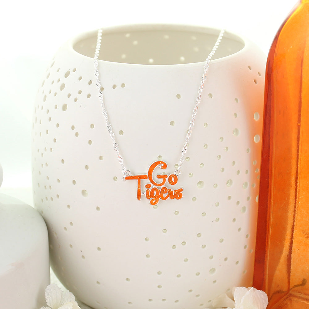 Clemson Slogan Necklace