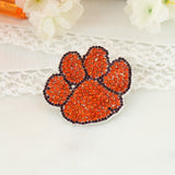 Clemson Crystal Logo Pin