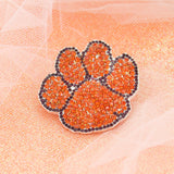 Clemson Crystal Logo Pin