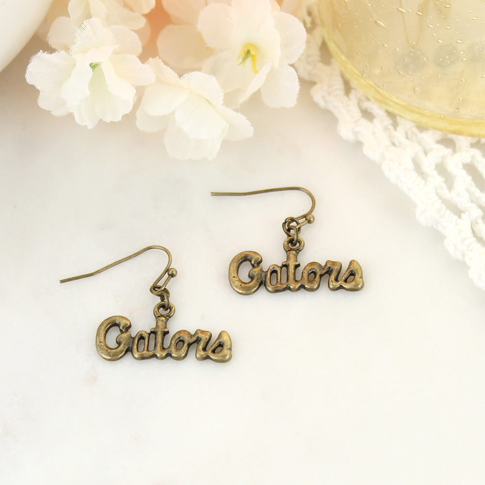 Florida Vintage Style Logo Earrings