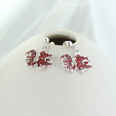 South Carolina Enamel Logo Earrings