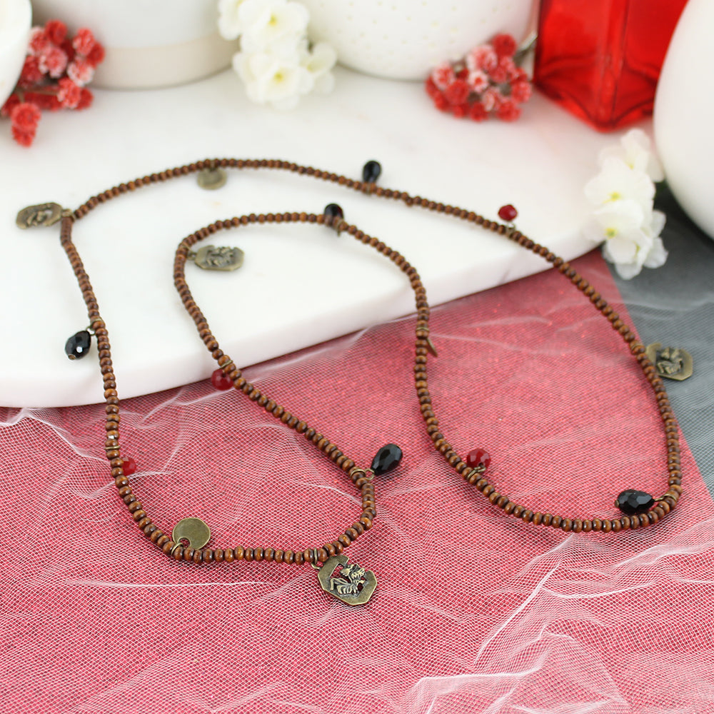 South Carolina Wood Bead Stretch Necklace/Bracelet