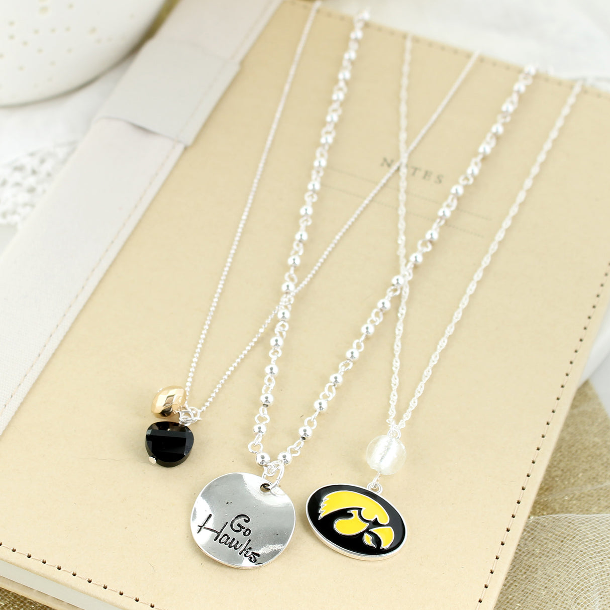 Iowa Trio Necklace Set