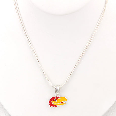 Kansas Enamel Logo Necklace