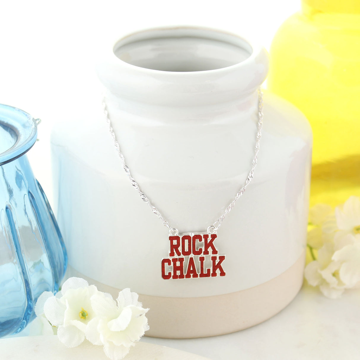 Kansas Slogan Necklace