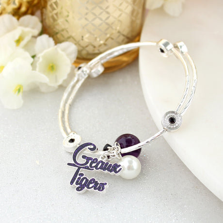 LSU Slogan Bracelet