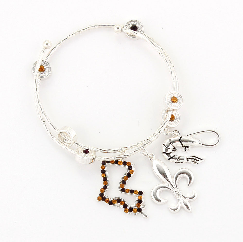 LSU Traditions Wrap Bracelet
