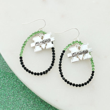 Marshall Crystal Loop Earrings