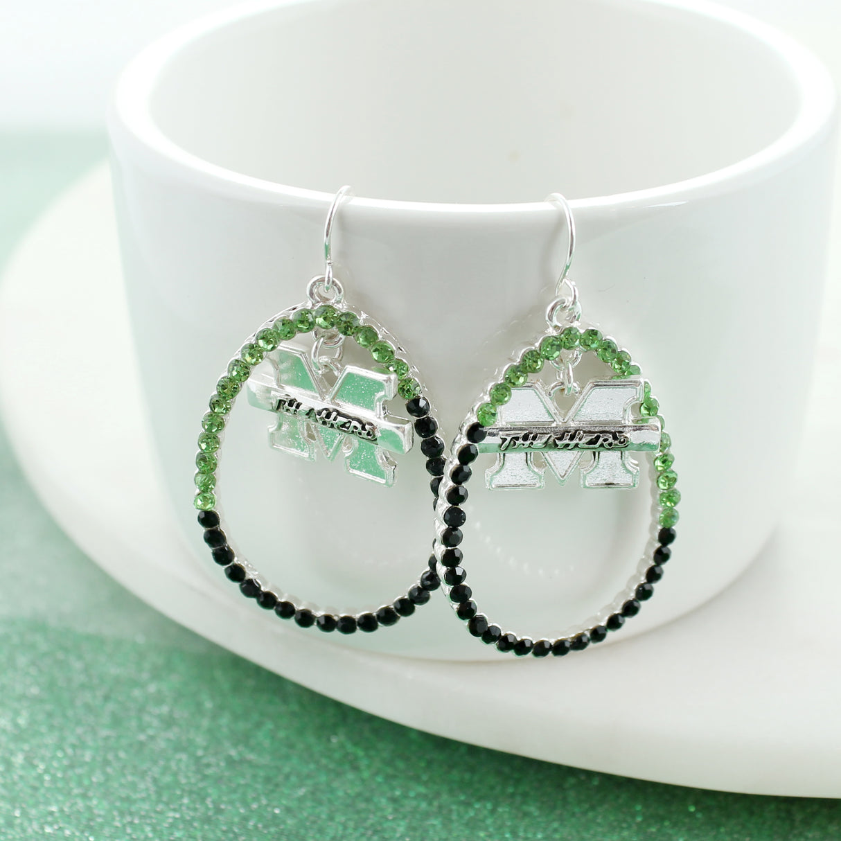 Marshall Crystal Loop Earrings