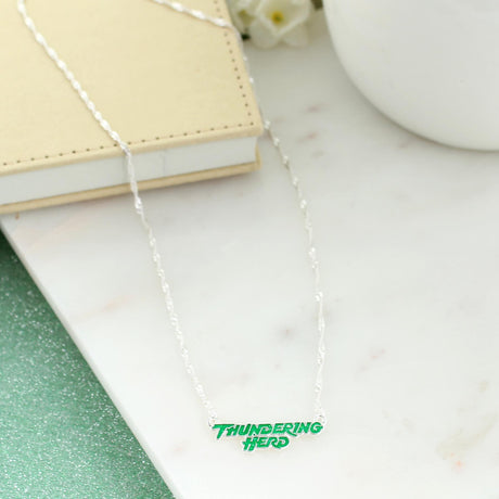 17” Marshall Slogan Necklace