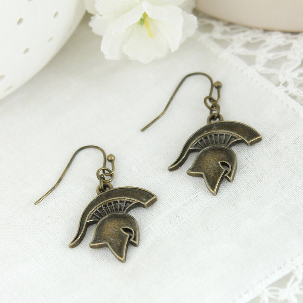 Michigan State Vintage Style Logo Earrings