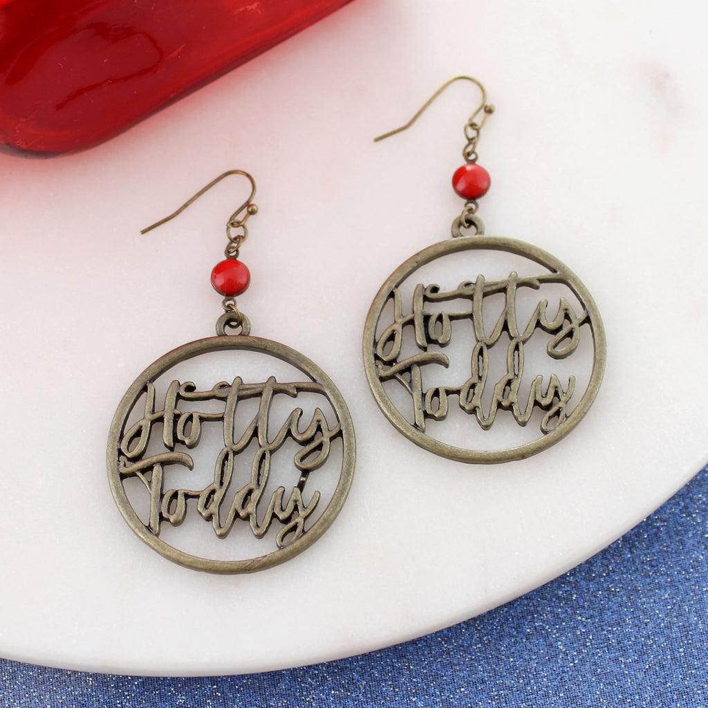 Mississippi Vintage Style Cutout Slogan Earrings