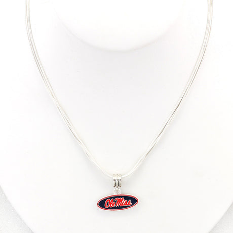 Mississippi Enamel Logo Necklace