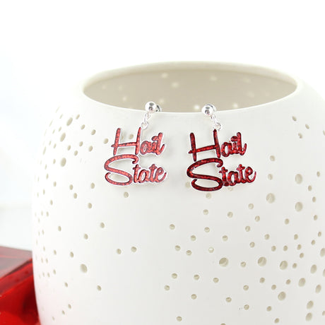 Mississippi State Slogan Earrings