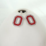 Ohio State Crystal Logo Earrings