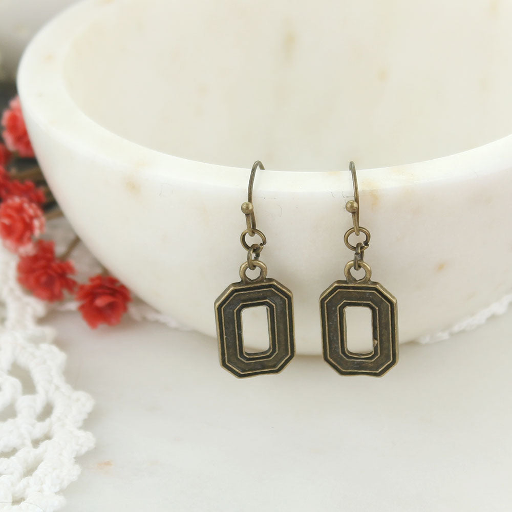 Ohio State Vintage Style Logo Earrings