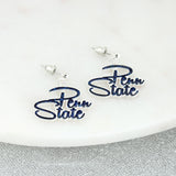 Penn State Slogan Earrings