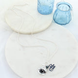 18 - 36" Penn State Logo Disc & Slogan Cluster Convertible Necklace