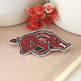 Arkansas Crystal Logo Pin