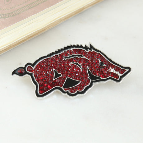 Arkansas Crystal Logo Pin