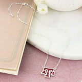 Texas A&M Crystal Logo Necklace