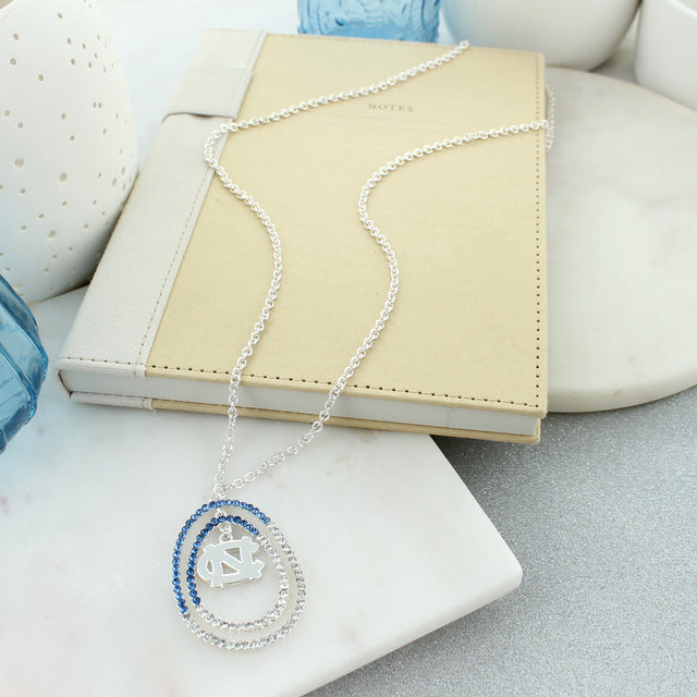 34” North Carolina Crystal Loop Necklace