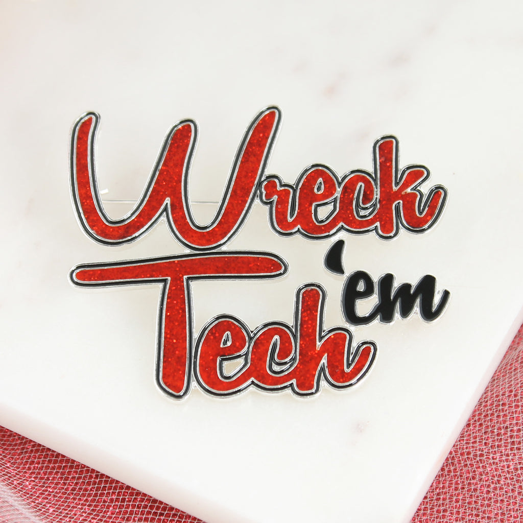 Texas Tech Slogan Pin