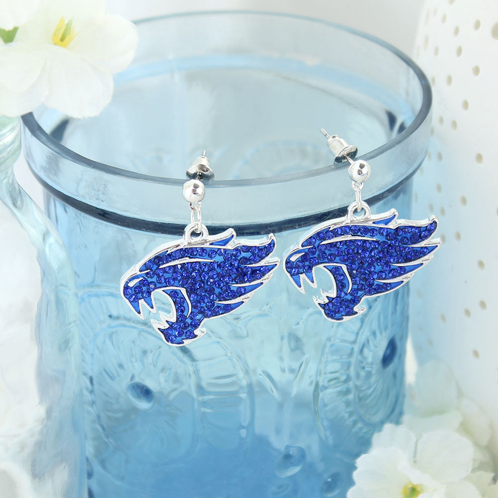 Kentucky Wildcats Crystal Logo Earrings