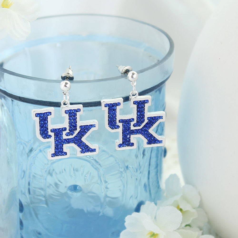 Kentucky Crystal Logo Earring