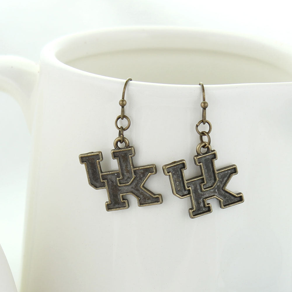 Kentucky Vintage Style Logo Earrings