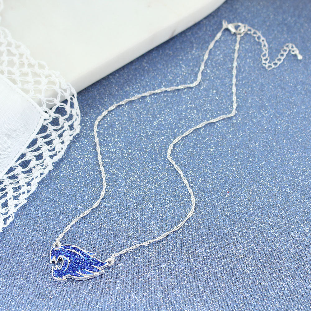 Kentucky Wildcats Crystal Logo Necklace