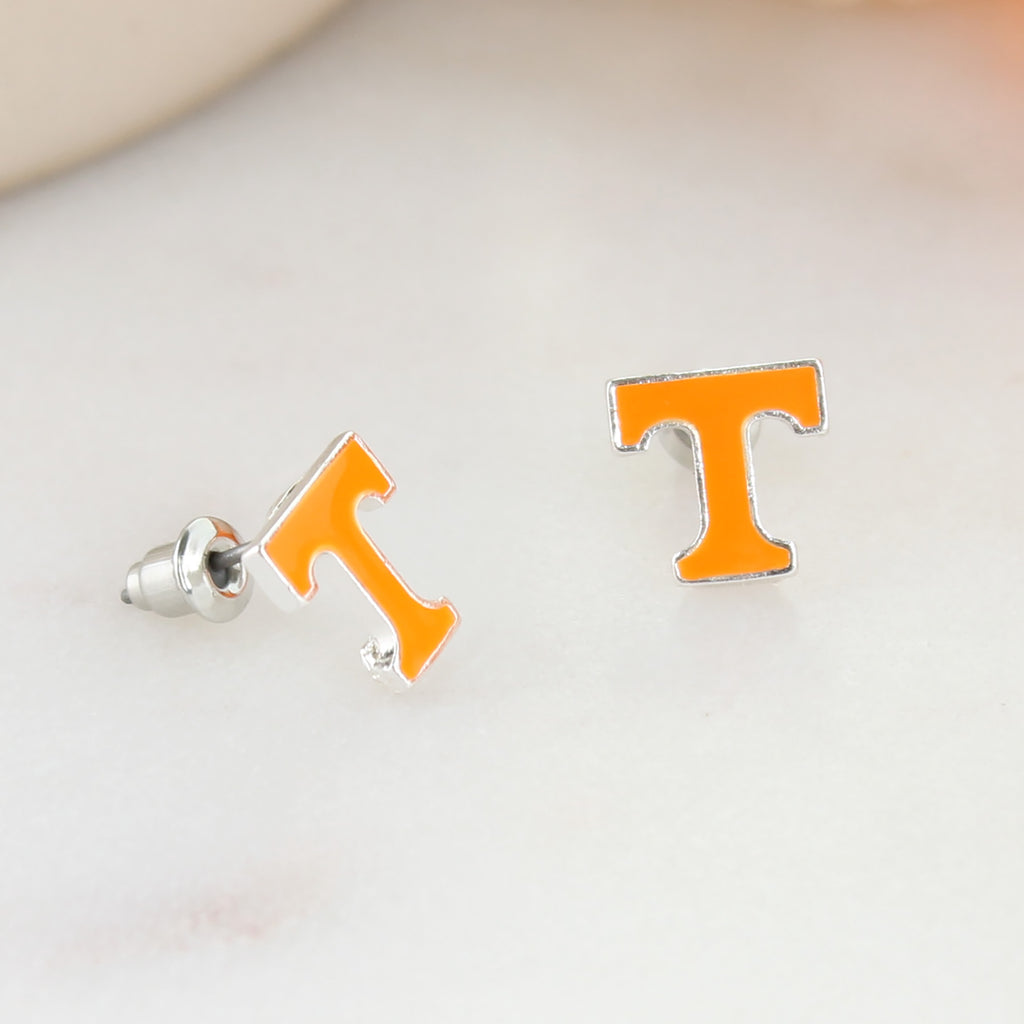 Tennessee Enamel Logo Stud Earrings