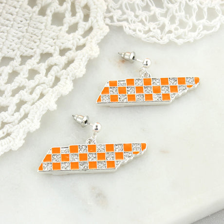 Tennessee Crystal Logo Earrings