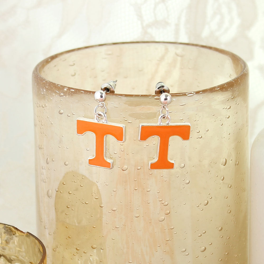 Tennessee Enamel Logo Earrings