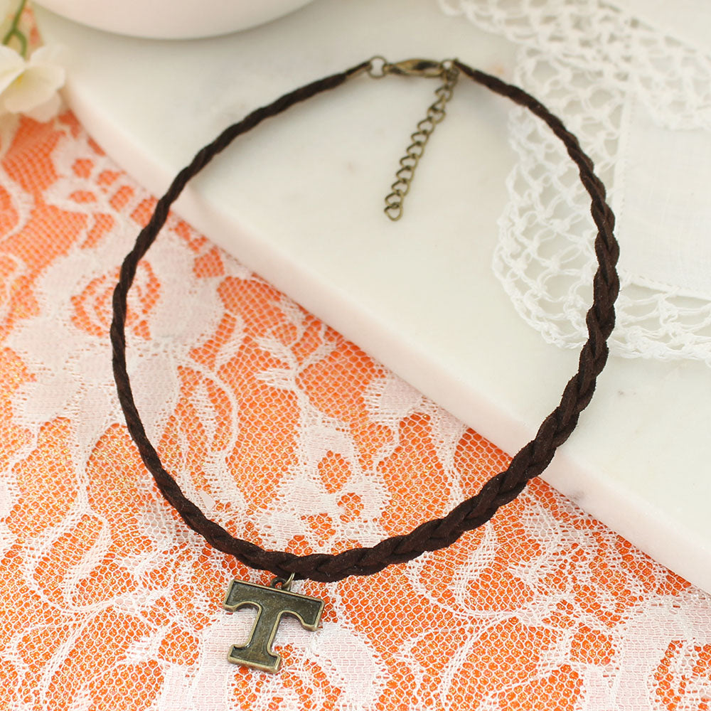 Tennessee Vintage Style Logo Braided Choker