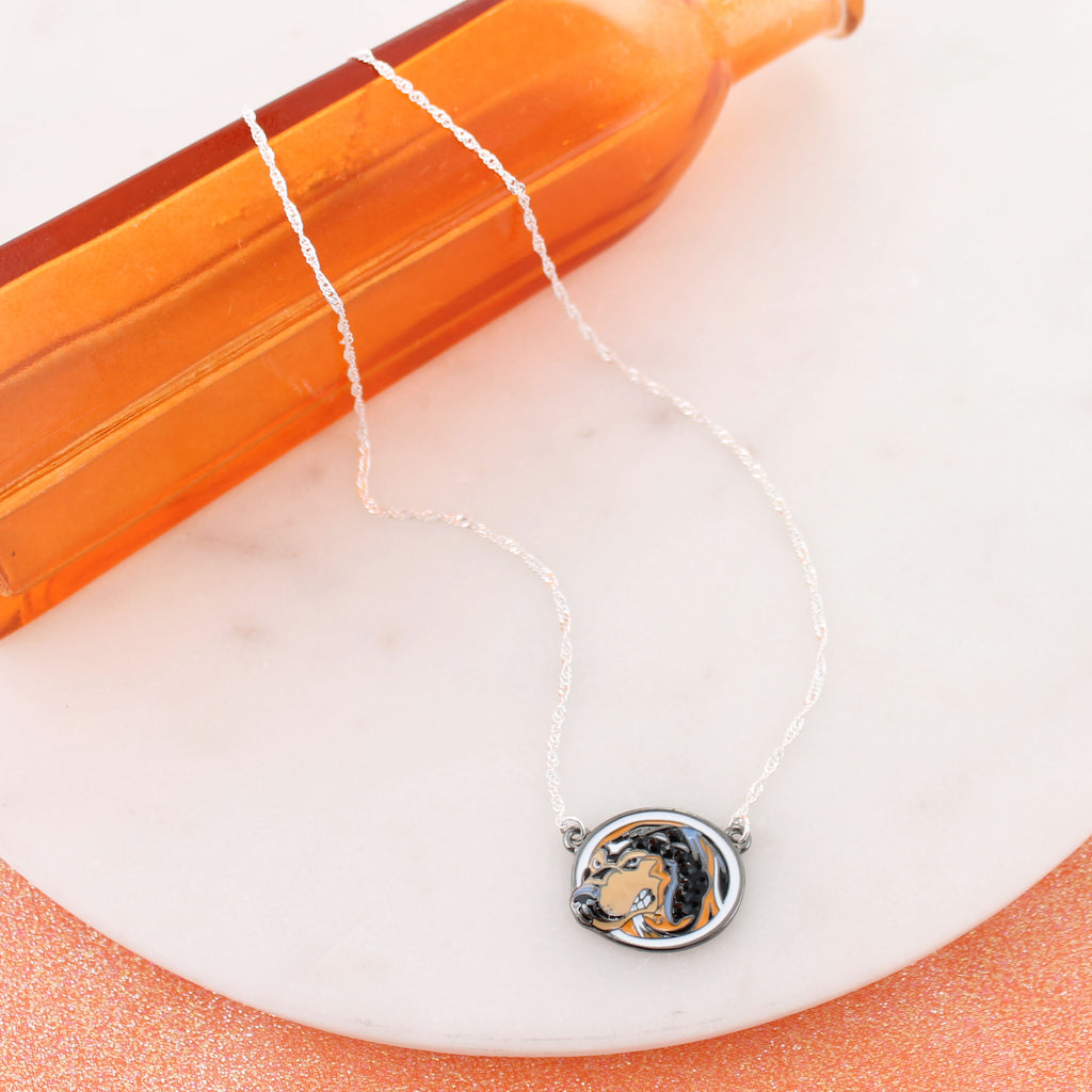 16” Tennessee Crystal Mascot Logo Necklace