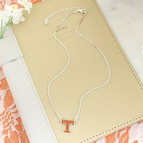 Tennessee Crystal Logo Necklace