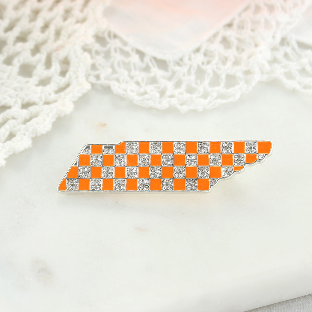 Tennessee Crystal Logo Pin