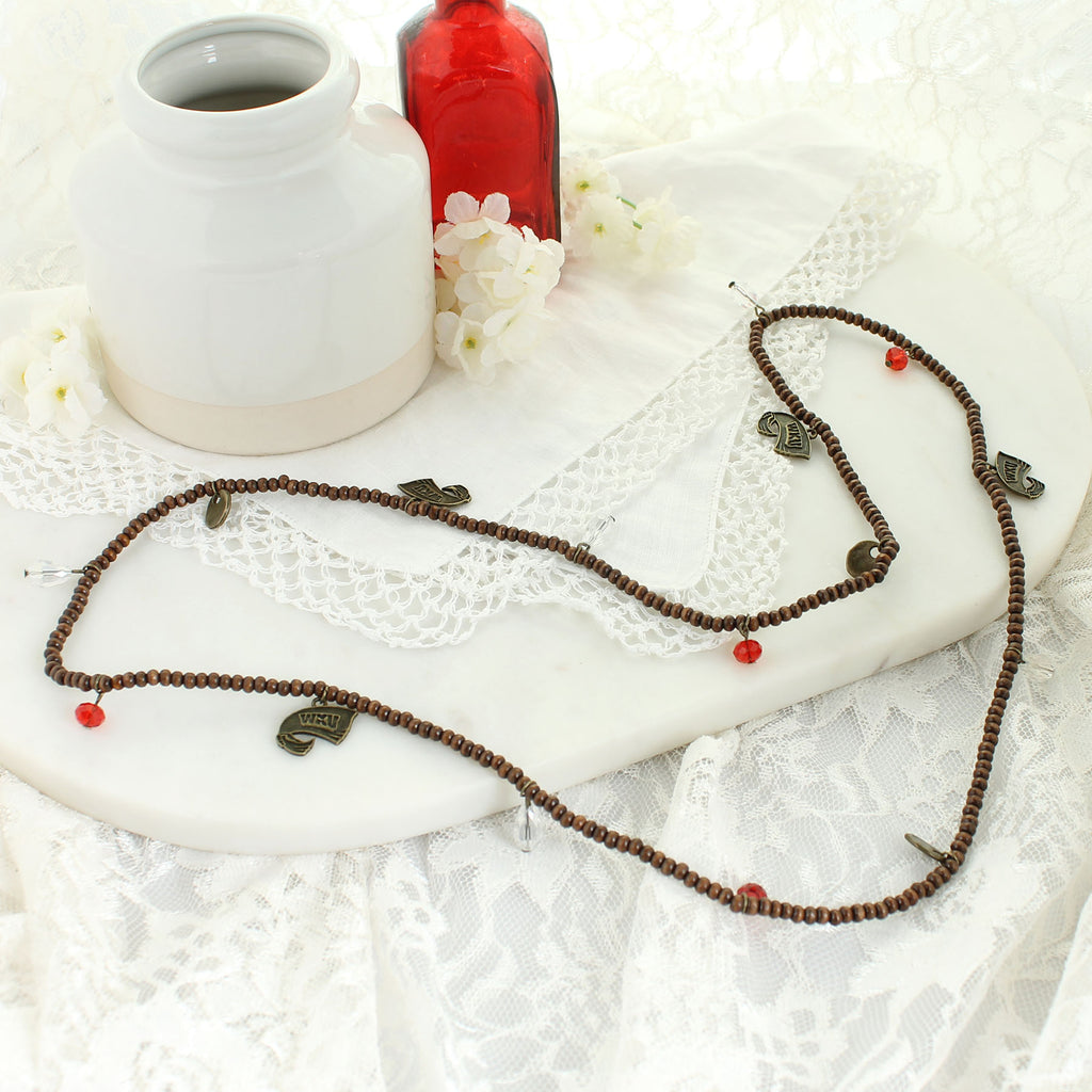 Western Kentucky Wood Bead Stretch Necklace/Bracelet