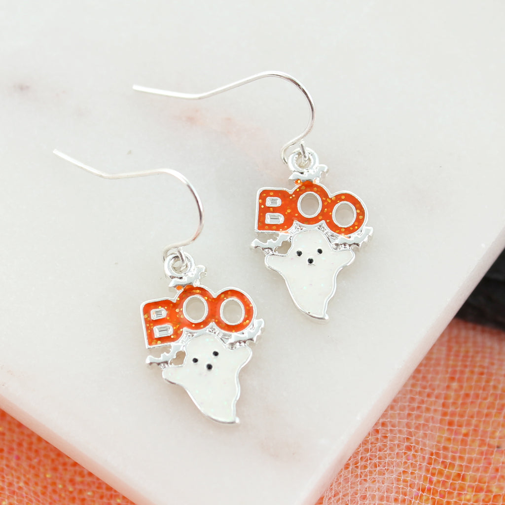 BOO Ghost Earrings