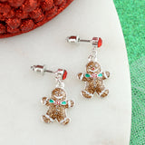 GIngerbread Man Earrings