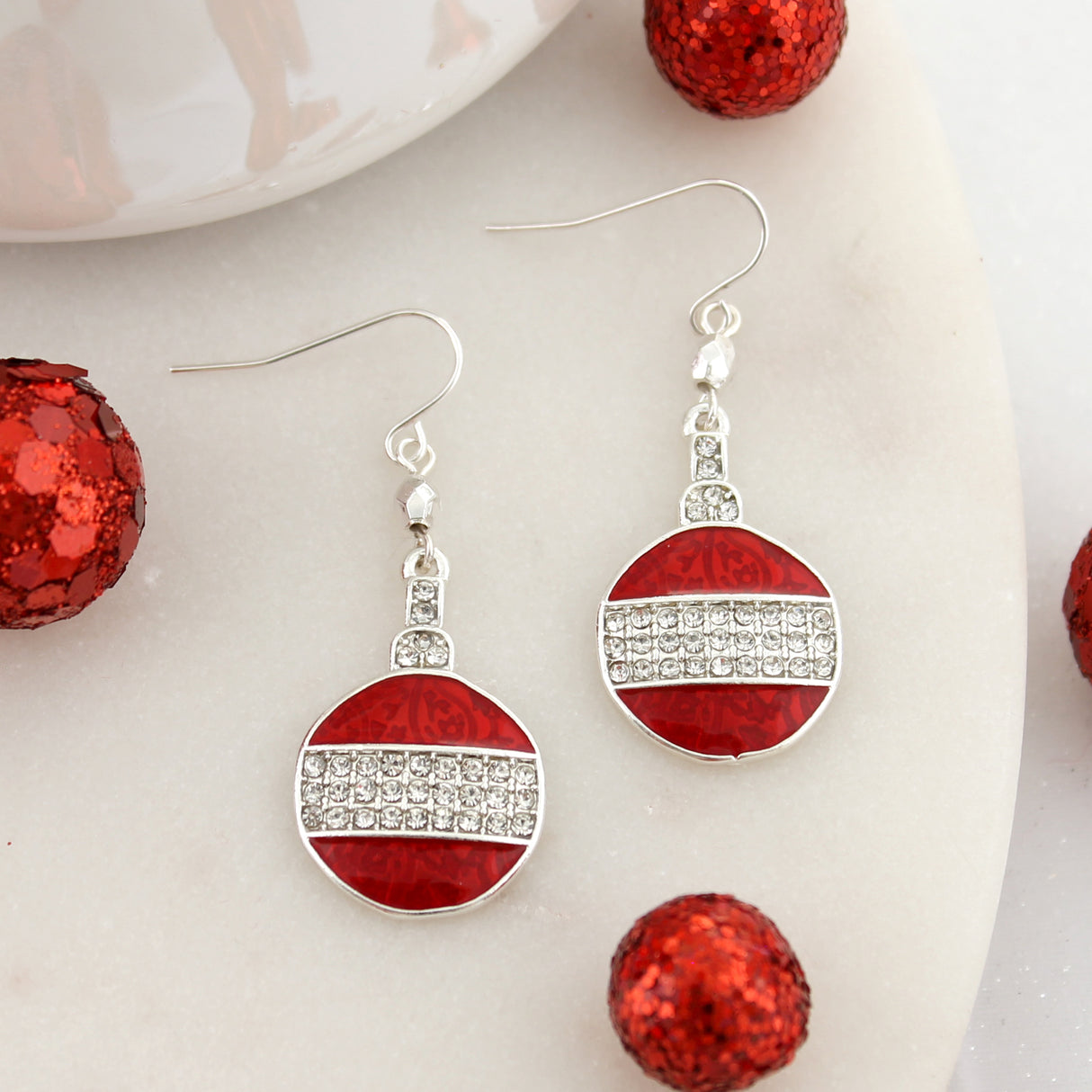 Crystal Ornament Earrings