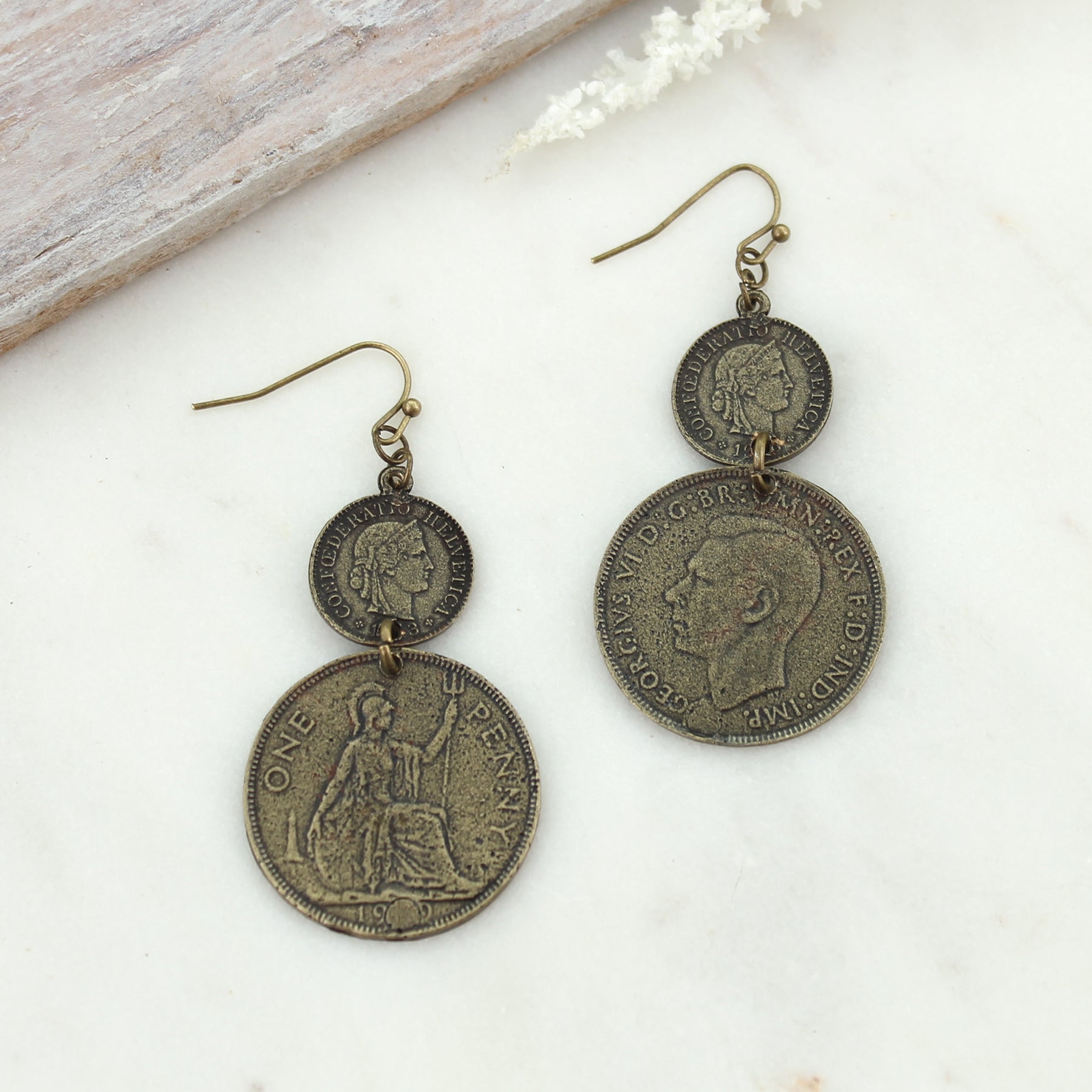 Lady Liberty French Wire Earrings - Brighton