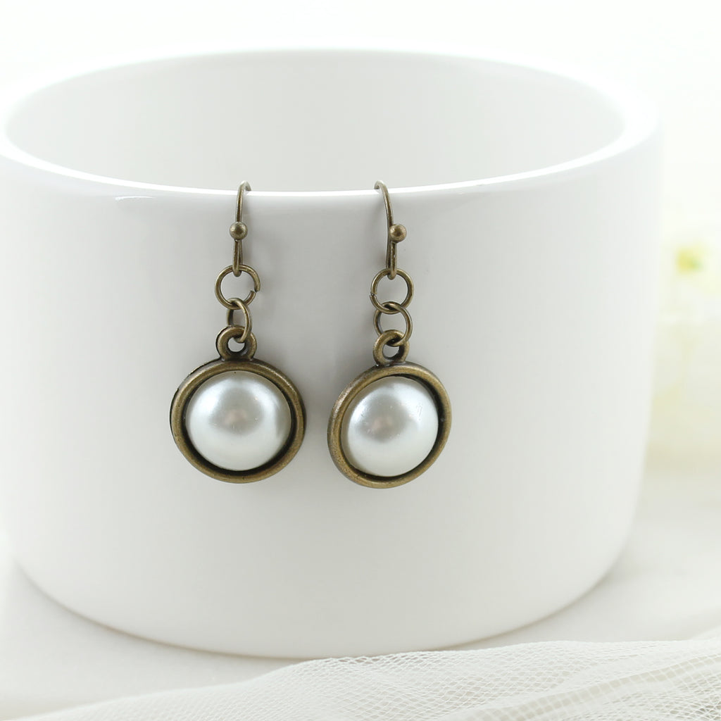Pearl Setting Earrings