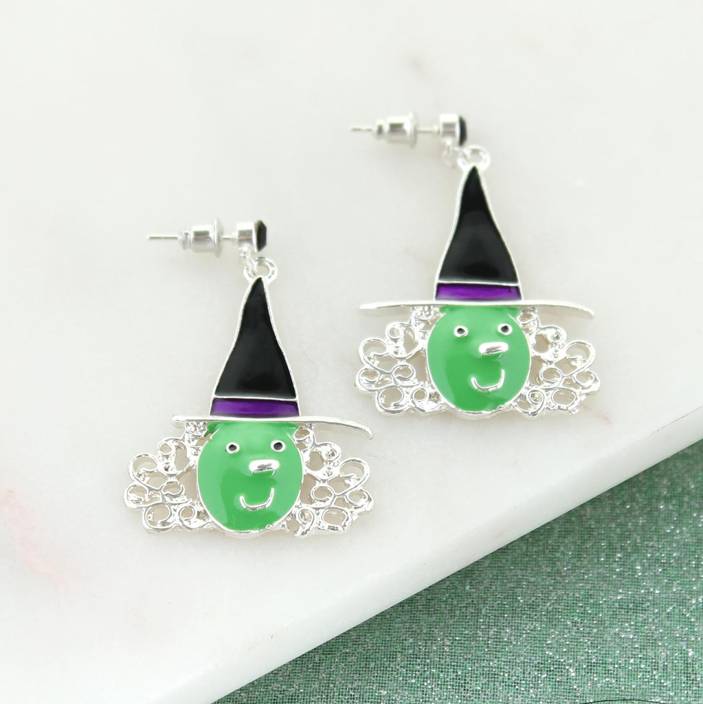 Witch Face Earrings
