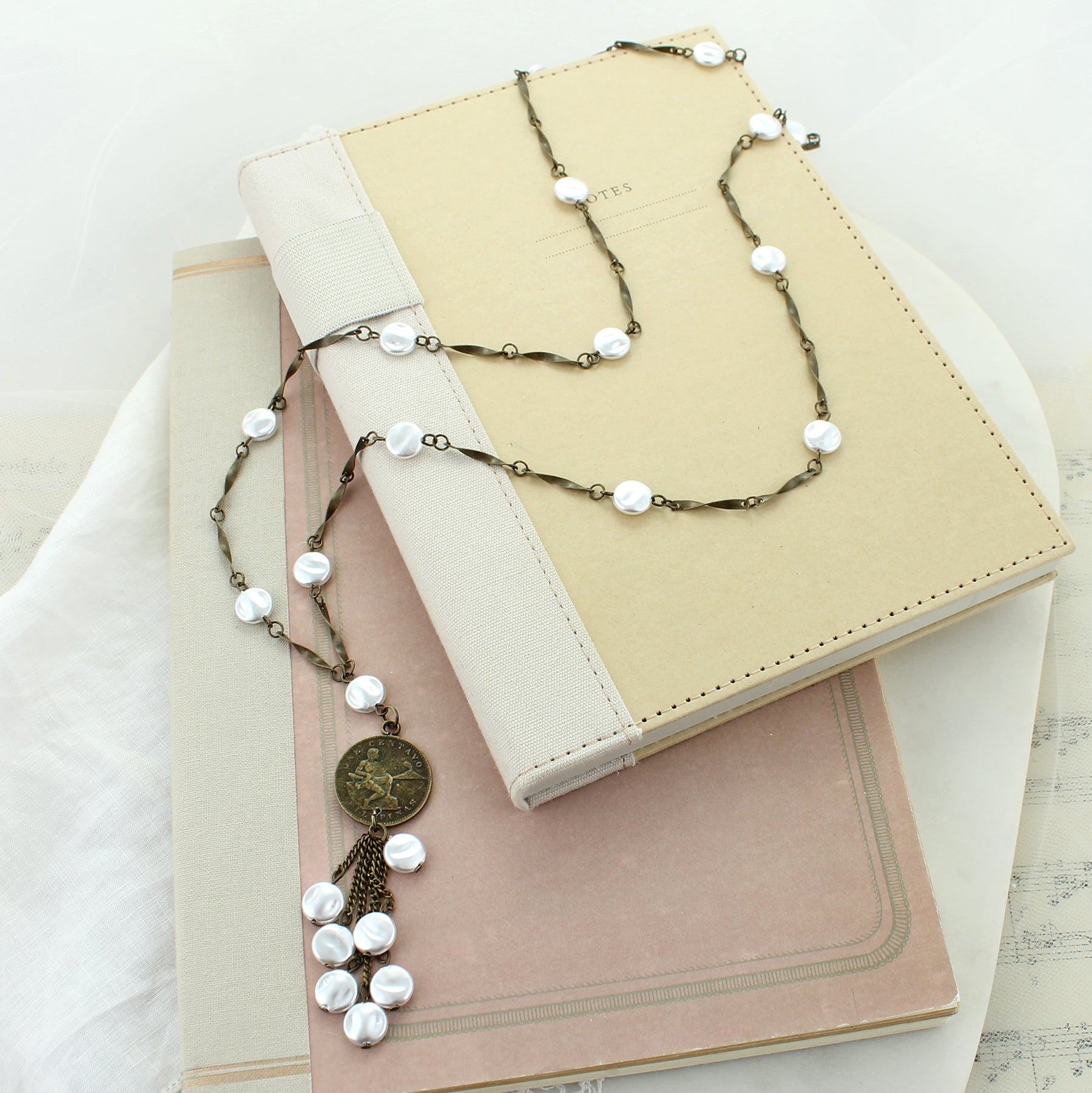Personalised Pearl Wedding Anniversary Necklace - 30th Anniversary Gif –  Honey Willow - handmade jewellery