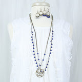 34” Kentucky Vintage Style Cutout Slogan Necklace