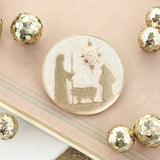 Enamel & Gold Nativity Pin/Pendant