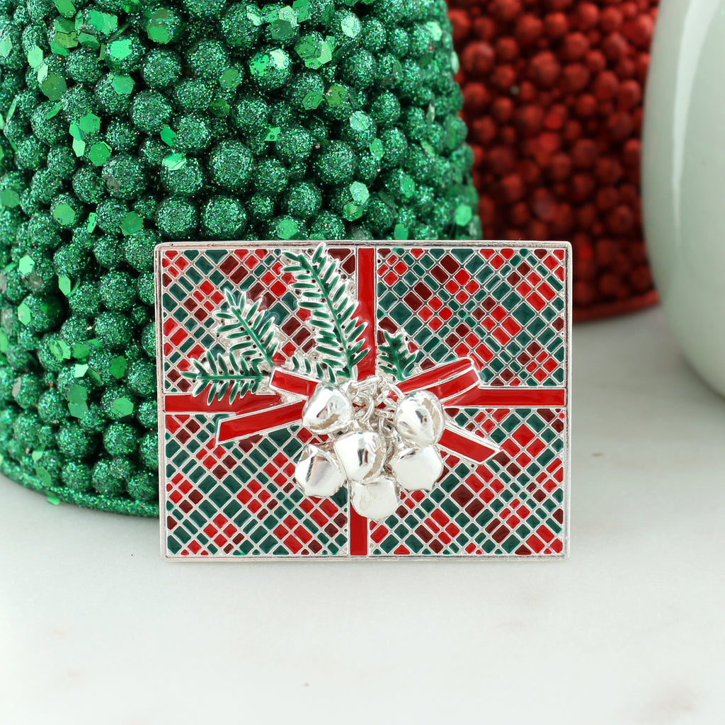 Jingle Bell Tartan Gift Pin/Pendant