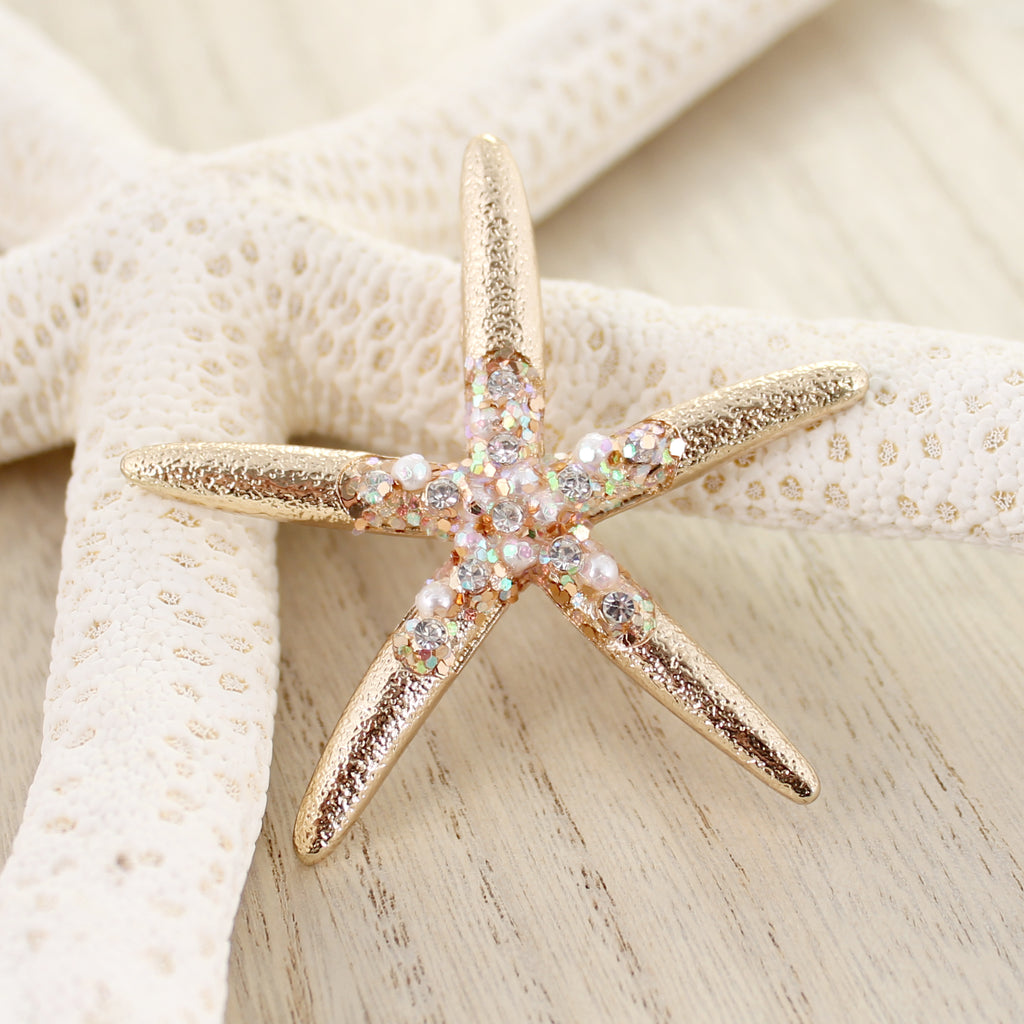 Gold Starfish Pendant